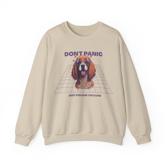 Don't Panic Just Follow The Flow Dog Sweatshirt - Chill Wear