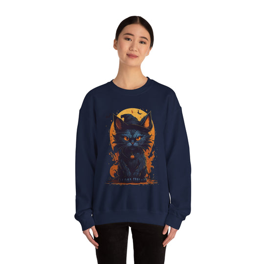 Hocus Pocus Black Cat Magic Sweatshirt