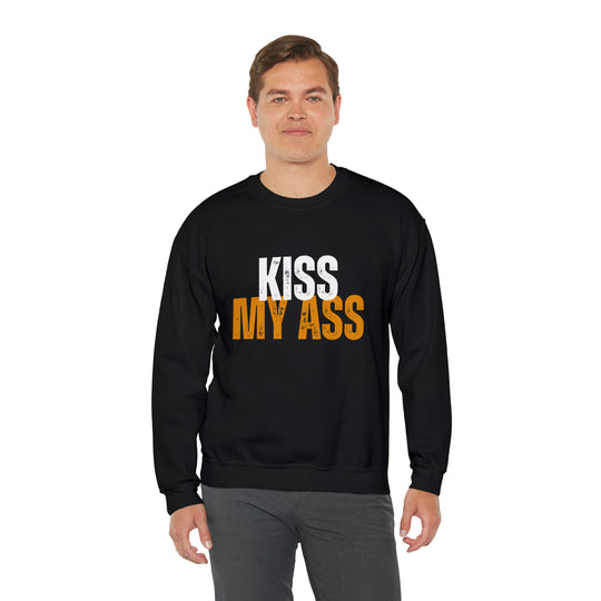 Kiss My Ass Unisex Heavy Blend™ Crewneck Sweatshirt - Wave Fusions