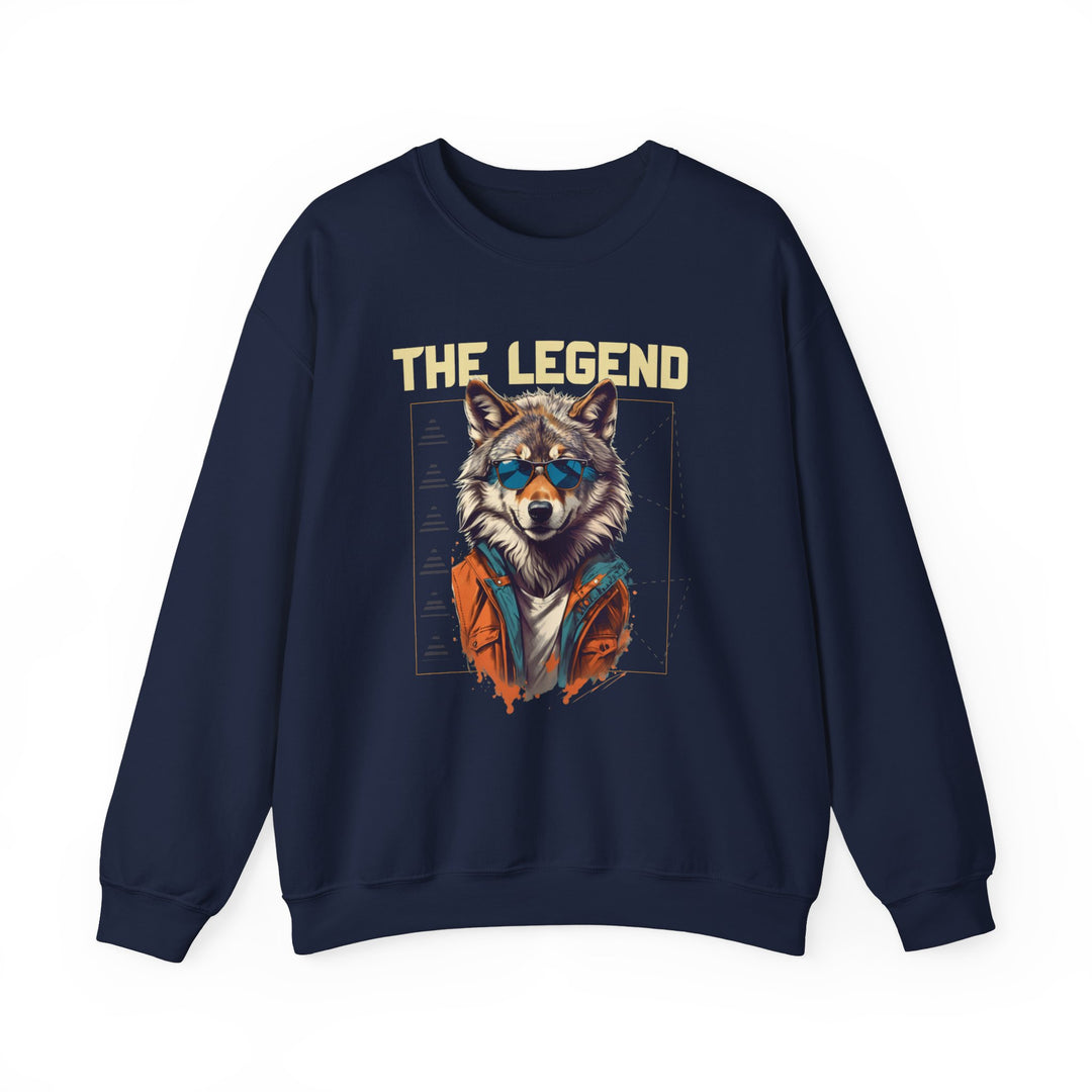 The Legend Wolf Sweatshirt - Wolf in Shades