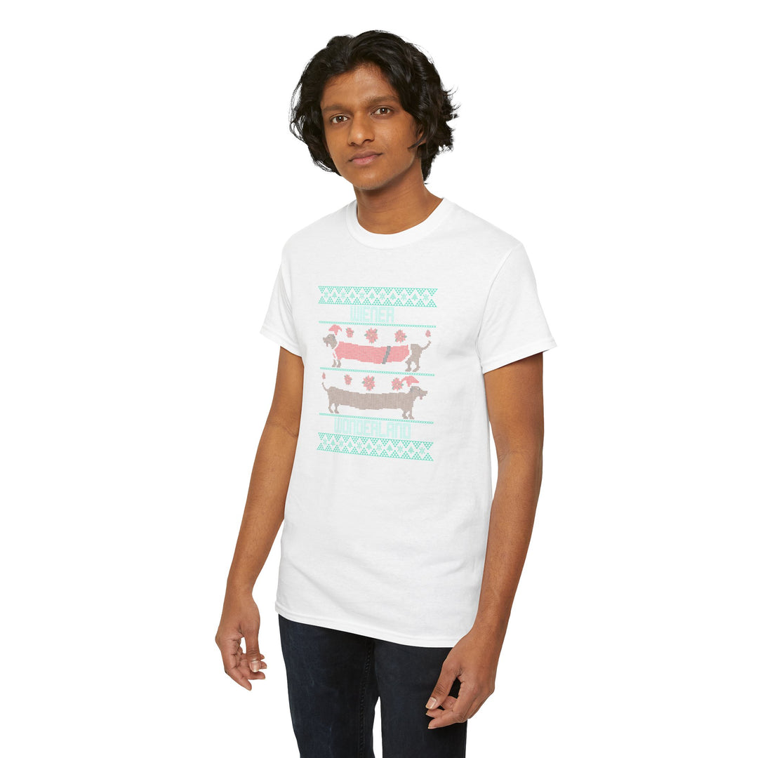 Wiener Wonderland Festive Dachshund Tee