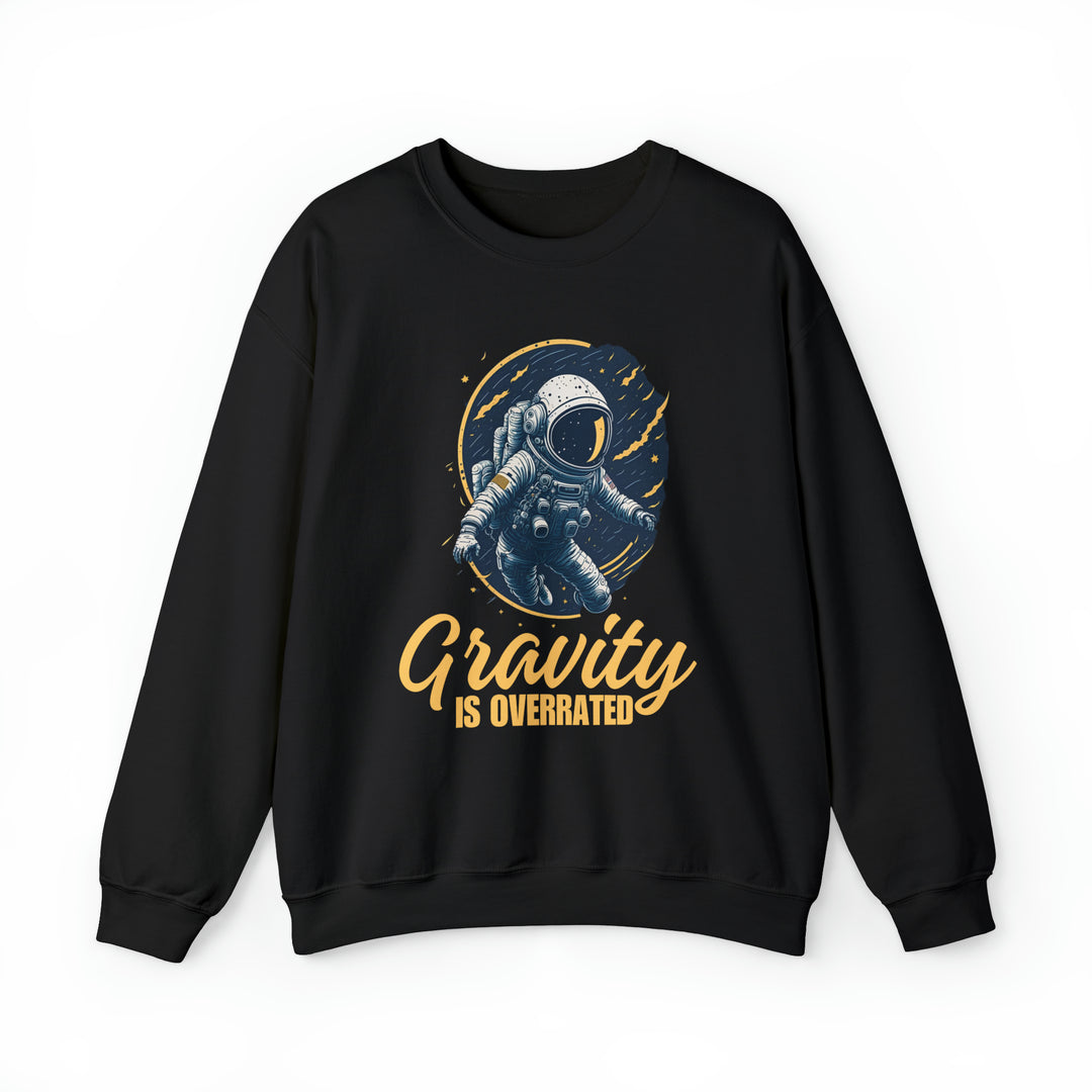 Gravity Overrated Unisex Sweatshirt - Wave Fusions