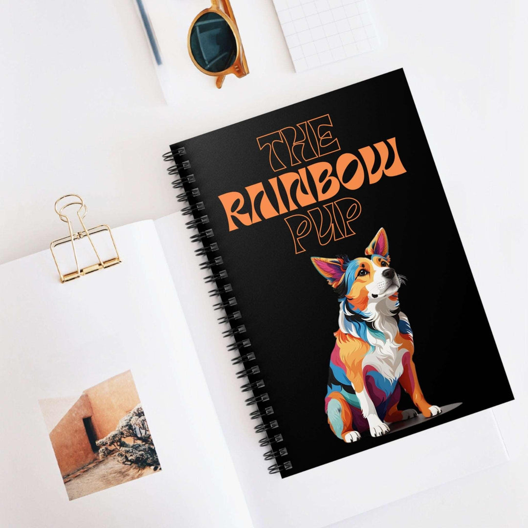 Sitting Dog Spiral Notebook: The Perfect Companion for Everyday Life