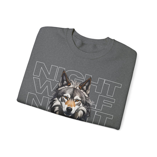 Lone Night Wolf Sweatshirt - After Dark Style