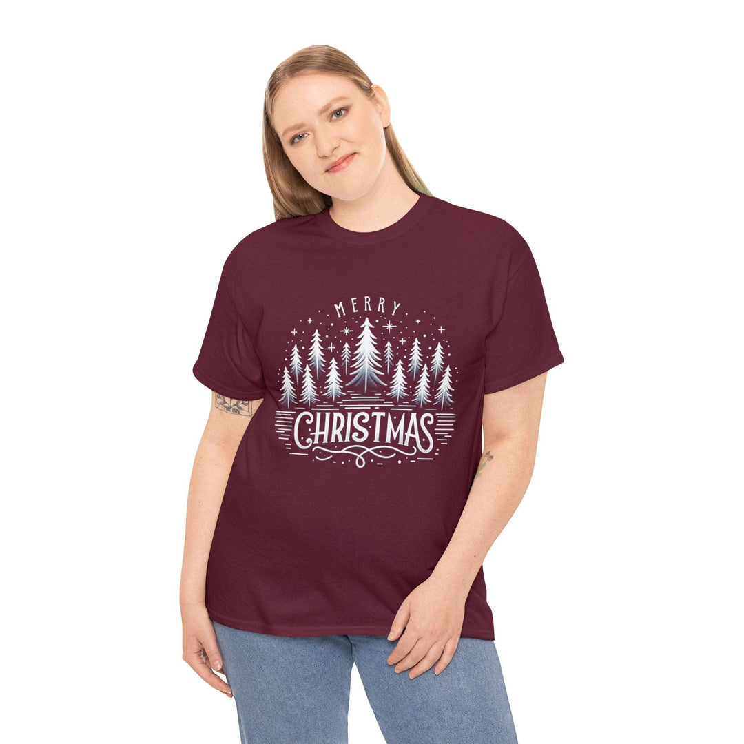 Midnight Magic Christmas Trees Unisex T Shirt