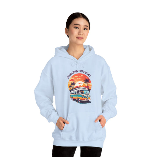 Weekend Forecast Van Life Hoodie - Weekend Forecast Sunset Edition