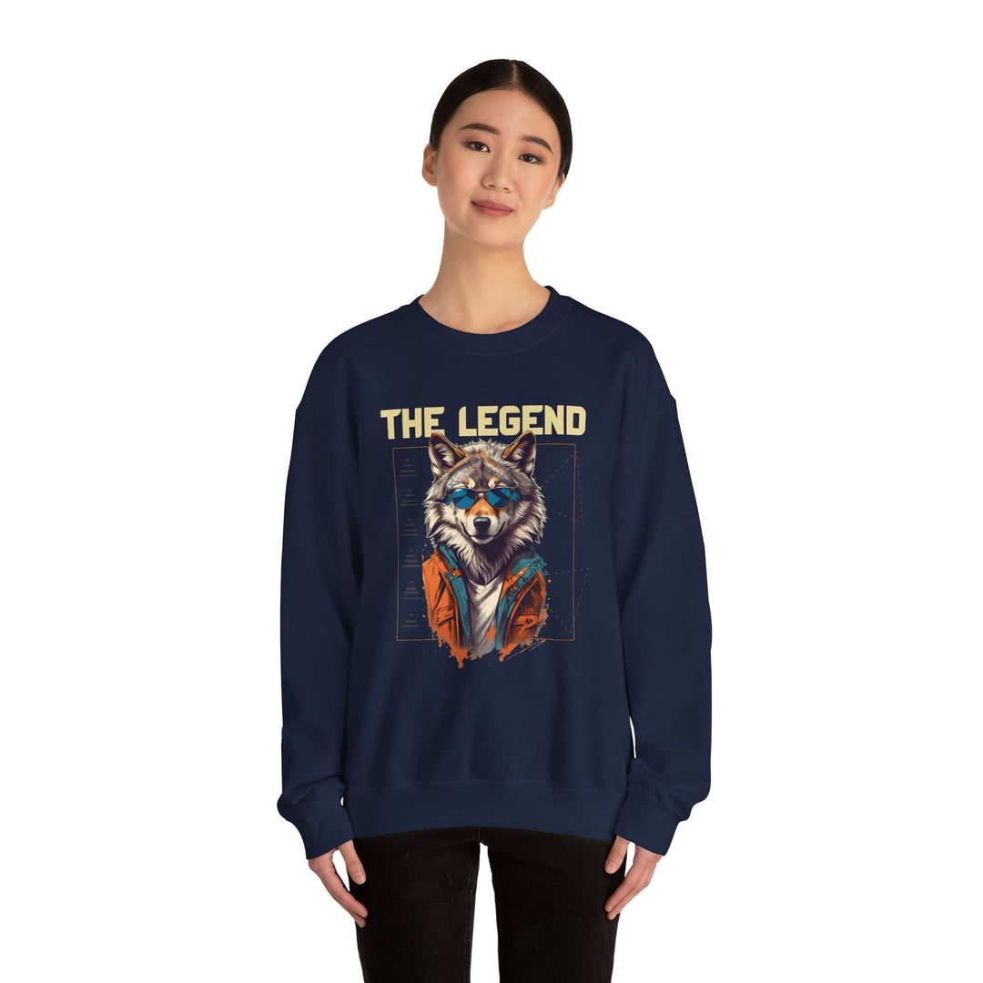 The Legend Wolf Sweatshirt - Wolf in Shades