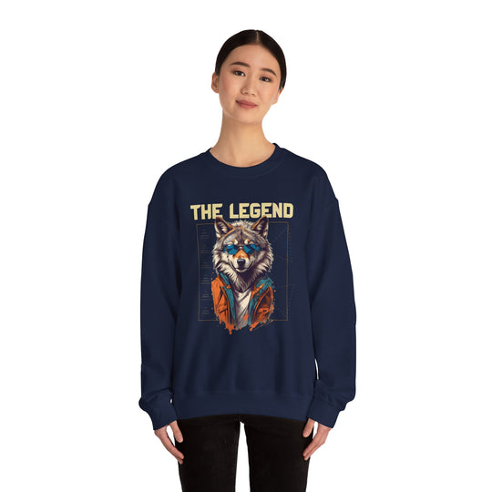 The Legend Wolf Sweatshirt - Wolf in Shades