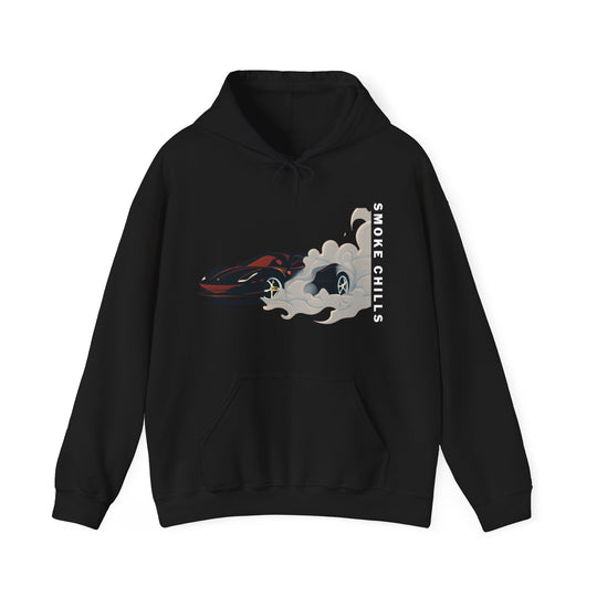 Smoke Chills Sports Car Hoodie - Modern Car Edition