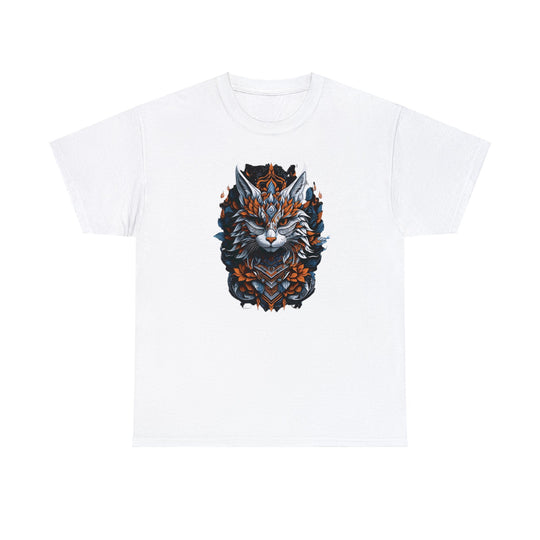 Tribal Majesty Cat Spirit T-shirt - Ancient Spirit Series