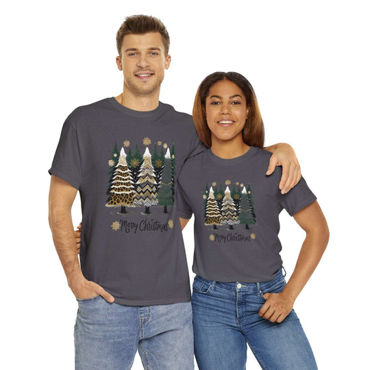 Designed Christmas Trees Unisex T Shirt