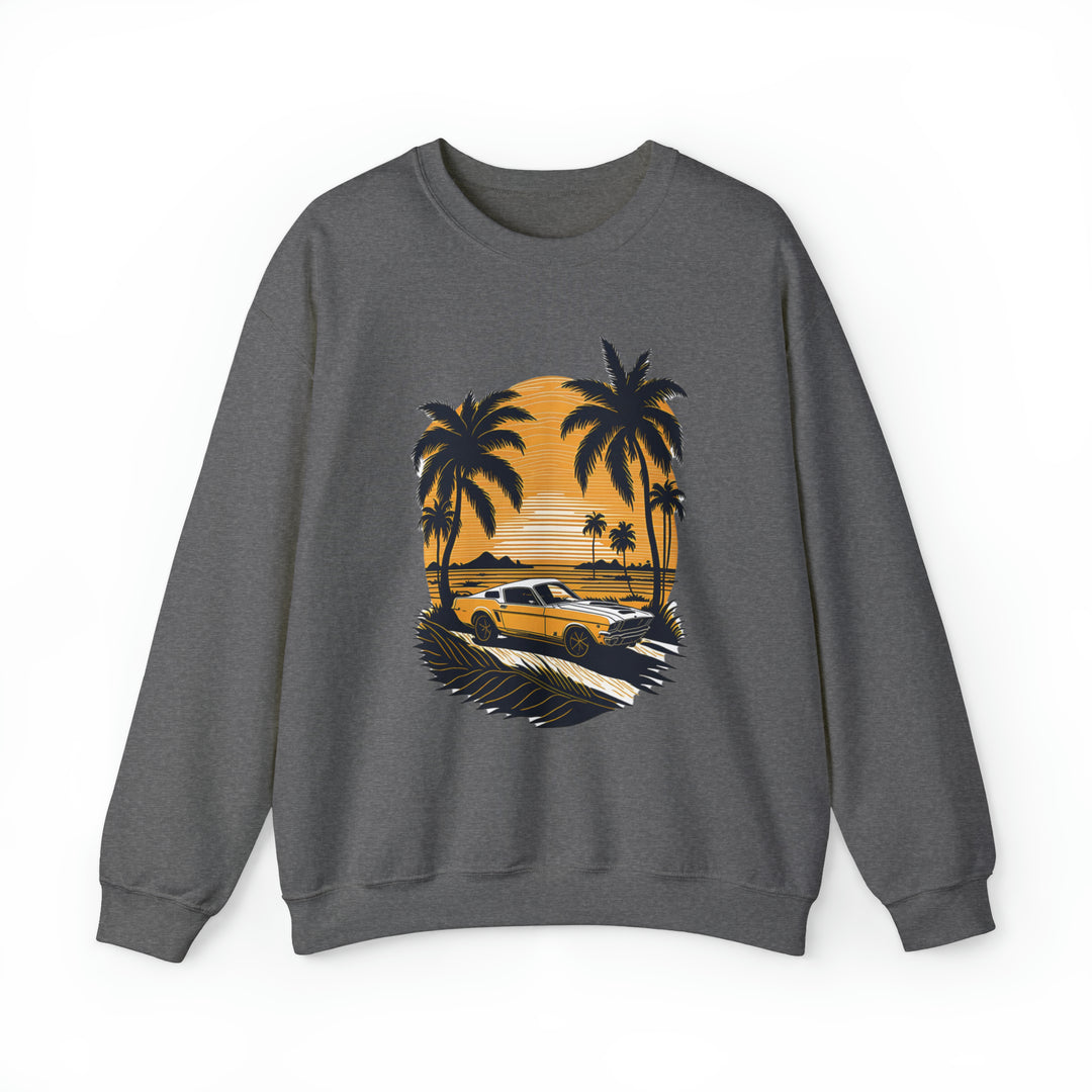 Vintage Car Unisex Heavy Blend Crewneck Sweatshirt - Wave Fusions