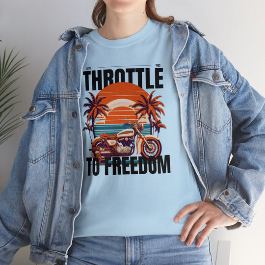 Throttle To Freedom Unisex T Shirt - Wave Fusions