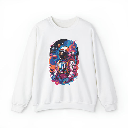 Cosmic Voyager Astronaut Unisex Sweatshirt - Wave Fusions