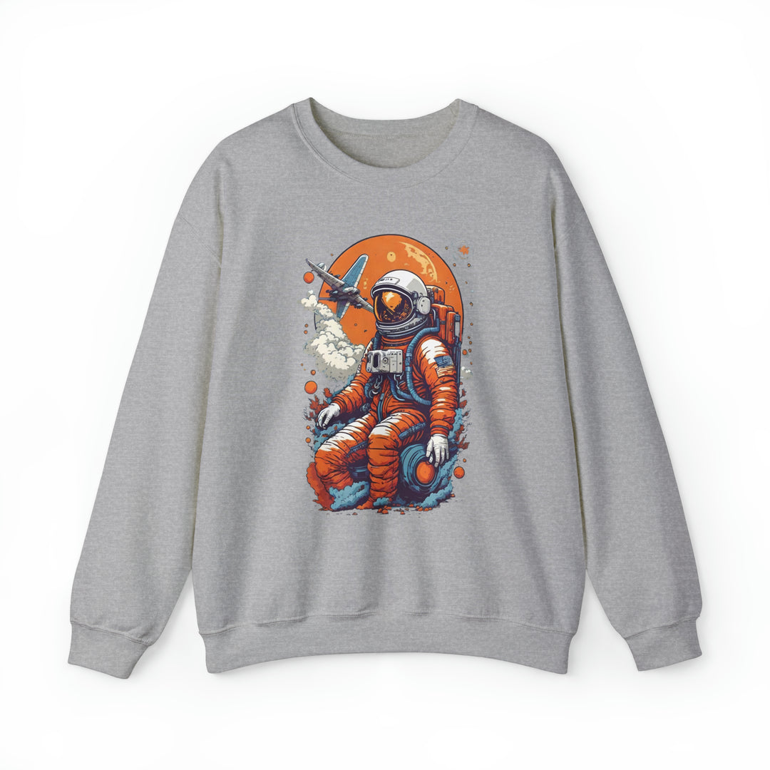 Retro Astronaut Unisex Sweatshirt - Wave Fusions