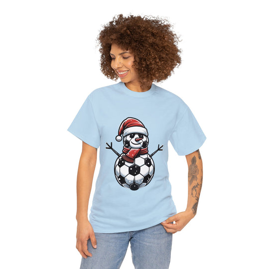 Football Santa Unisex T Shirt - Wave Fusions