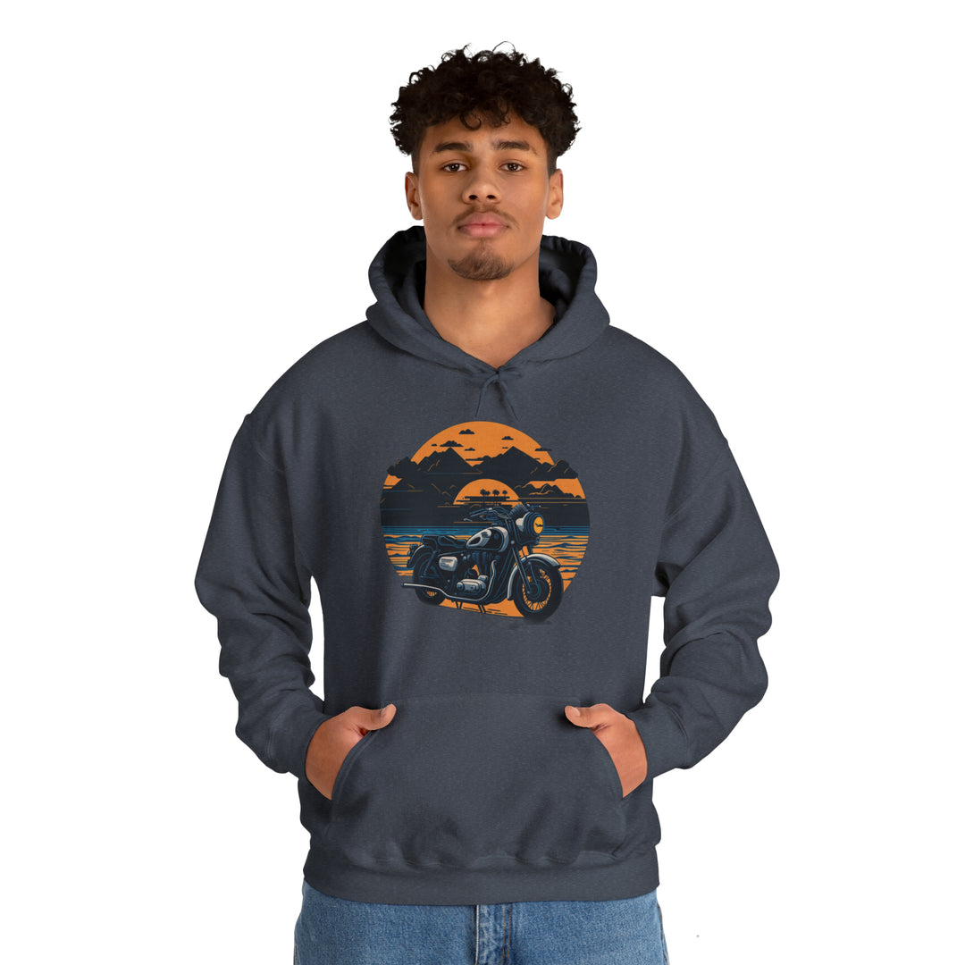 Vintage Bike Unisex Heavy Blend™ Hooded Sweatshirt