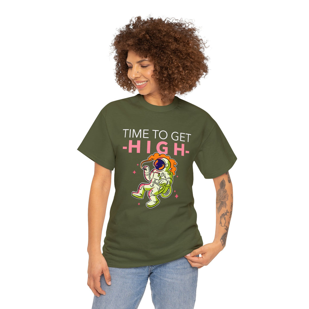 Time To Get High Unisex T Shirt - Wave Fusions