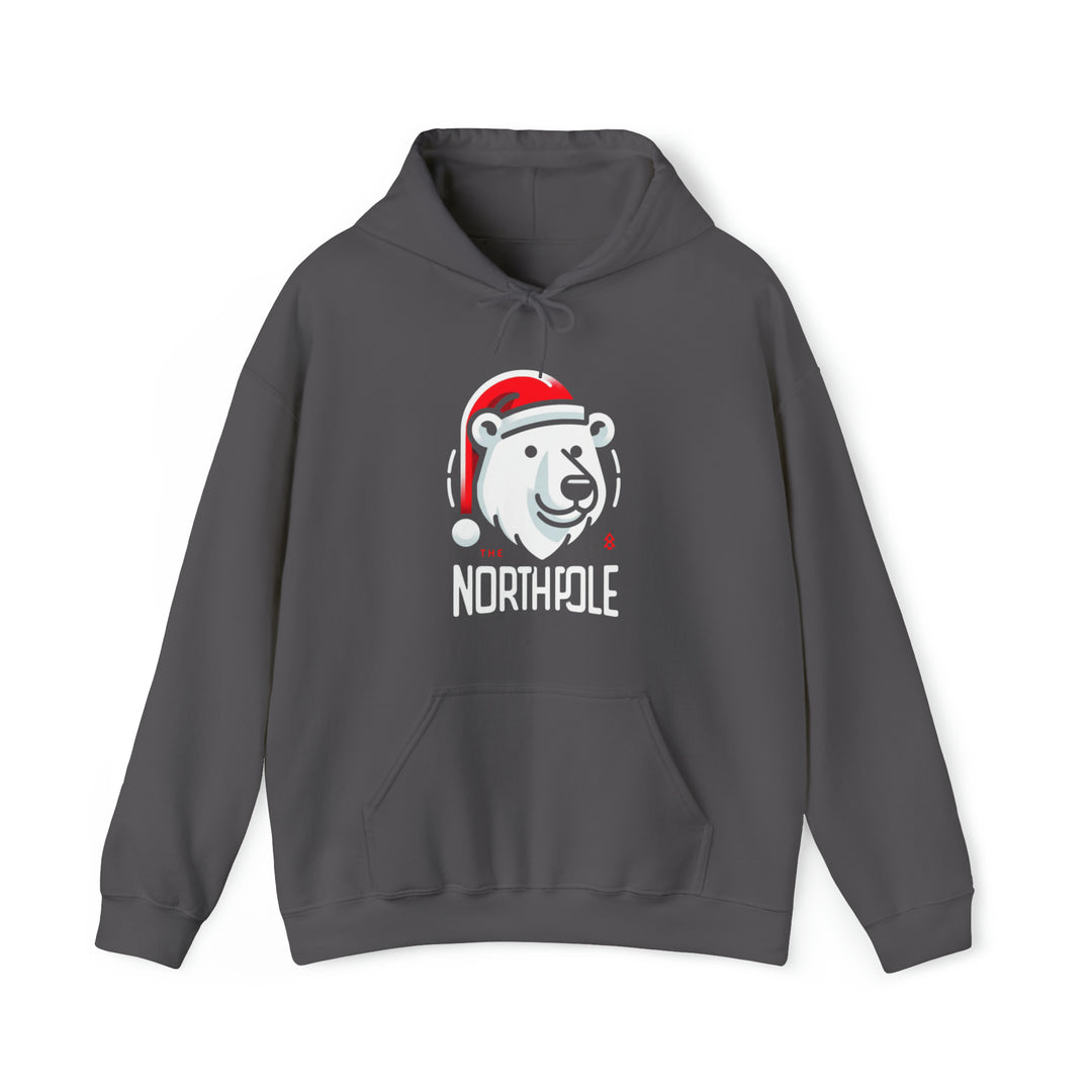 North Pole Bear Christmas Unisex Hoodie - Wave Fusions