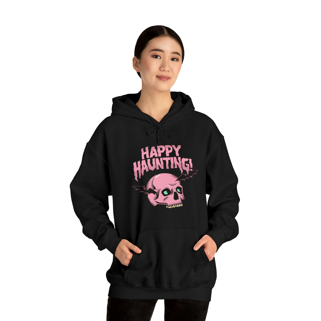 Happy Haunting Unisex Hoodie - Wave Fusions