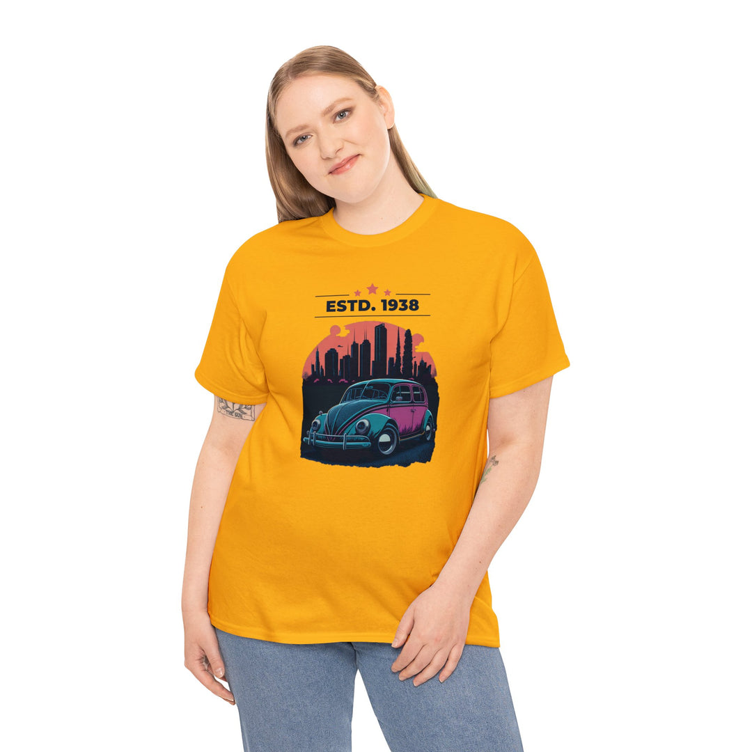 ESTD 1938 Vintage Beetle T-Shirt - Vintage City Fashion