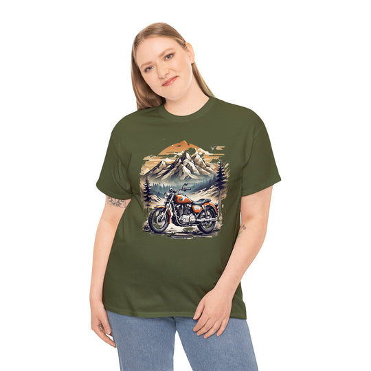 Highland Motorbike Unisex T Shirt - Wave Fusions