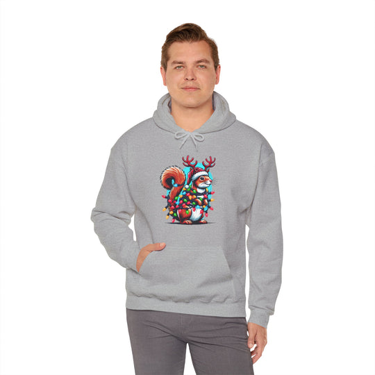 Christmas Squirrel Unisex Hoodie - Wave Fusions