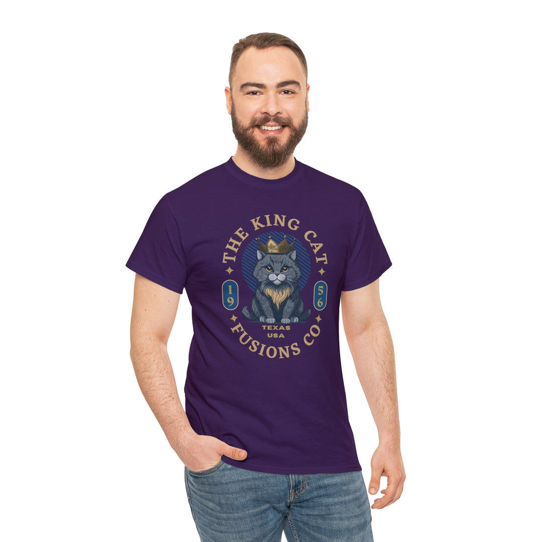 The King Cat T-Shirt - Royal Feline Series