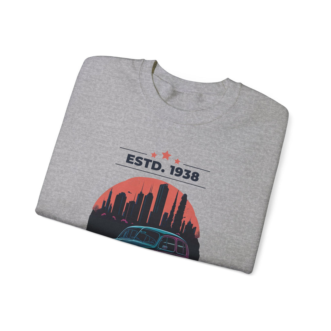 ESTD 1938 Vintage Beetle Sweatshirt - Vintage City Fashion