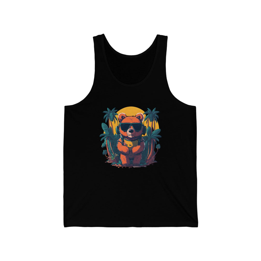 Brown Bear Unisex Jersey Tank - Wave Fusions