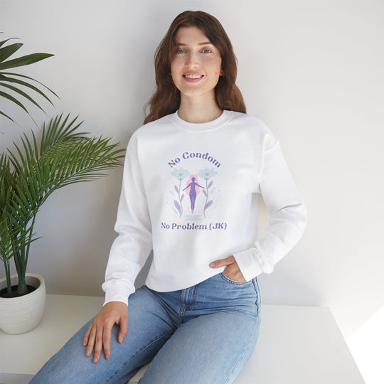 No Condom! No Problem! Celestial Blossoms Cozy Sweatshirt