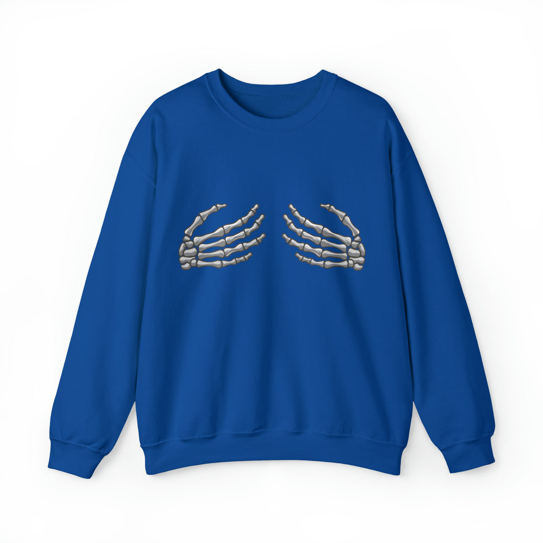 Skeleton Hands Unisex Heavy Blend™ Crewneck Sweatshirt - Wave Fusions