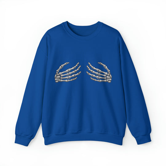 Skeleton Hands Unisex Heavy Blend™ Crewneck Sweatshirt - Wave Fusions