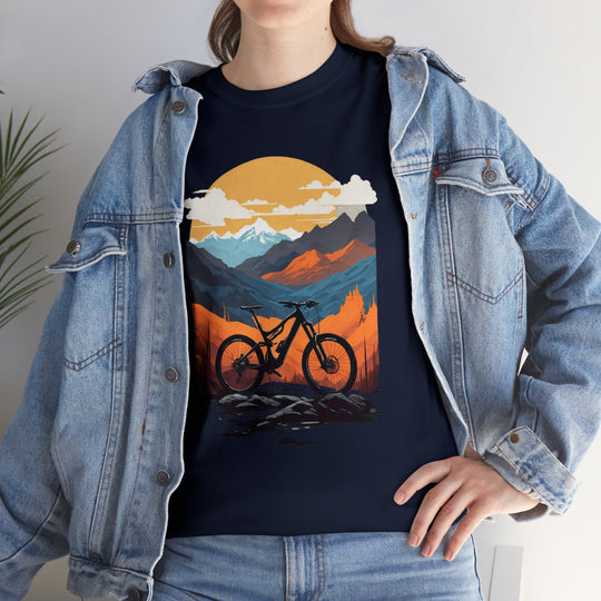 Mountain Bike Unisex T Shirt - Wave Fusions