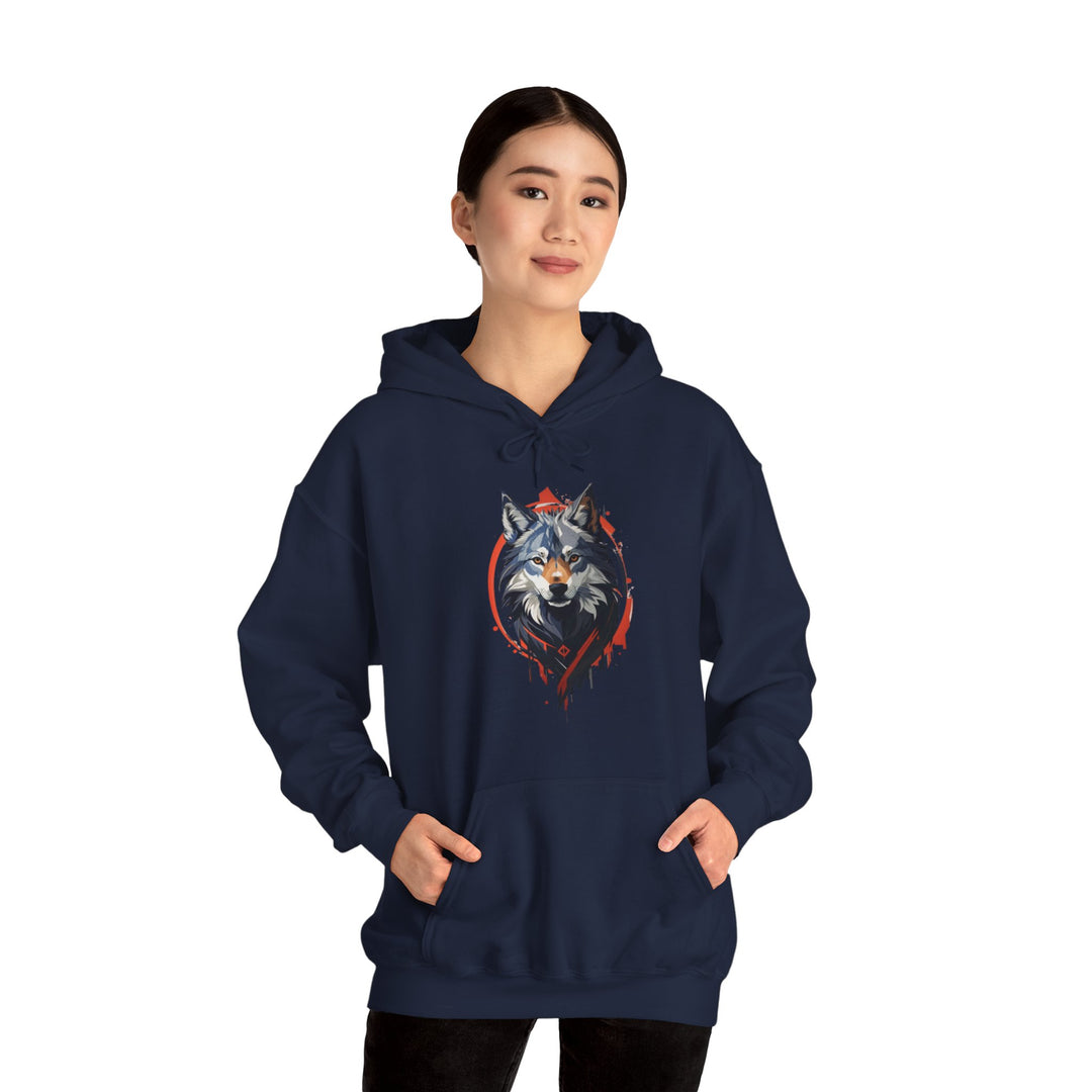 Alpha Wolf Crest Hoodie - Wilderness Royalty