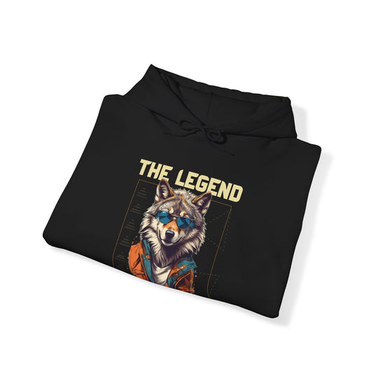 The Legend Wolf Hoodie - Wolf in Shades