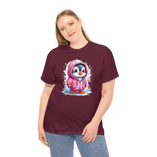 Penguin Unisex Heavy Cotton Tee - Wave Fusions