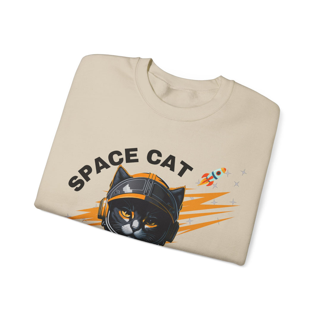 Space Cat Astronaut Sweatshirt - Lost In Space