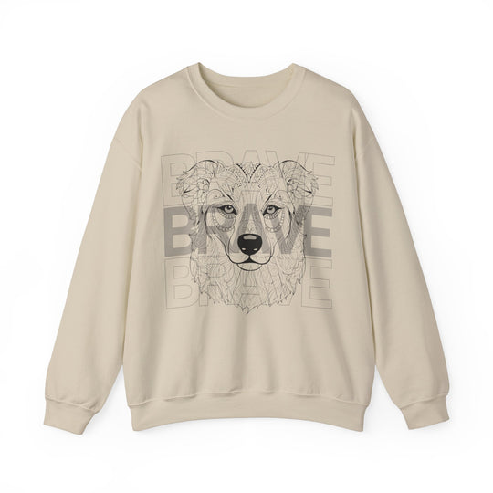 Brave Dog Tribal Canine Sweatshirt - Mythical Mutt