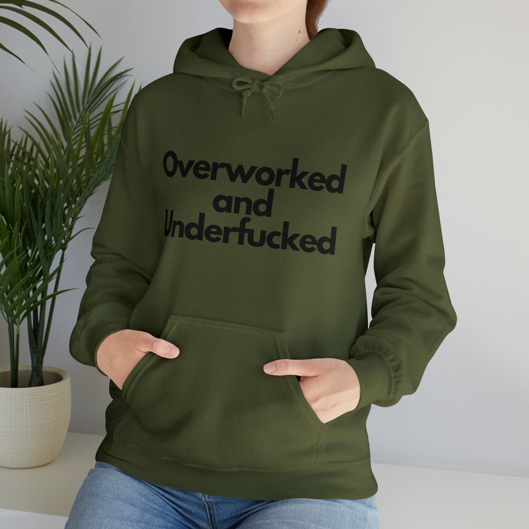 Overworked Unisex Hoodie - Wave Fusions