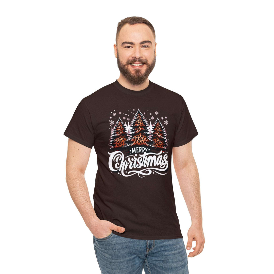 Cheetah Christmas Tree Unisex T Shirt