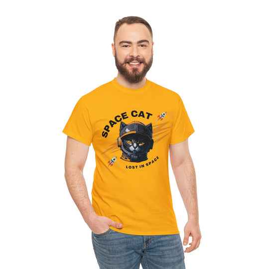 Space Cat Astronaut T-Shirt - Lost In Space