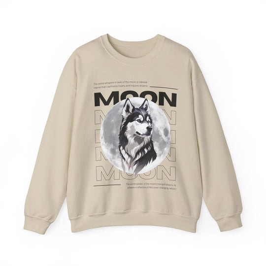 Full Moon Wolf Whisper Sweatshirt - Guiding Light of the Night