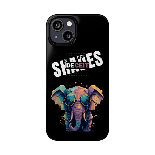 Cool Elephant Slim Phone Cases - Wave Fusions