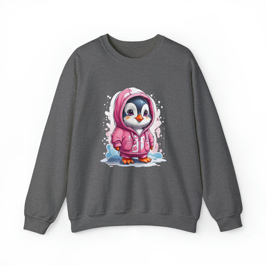 Penguin Unisex Heavy Blend™ Crewneck Sweatshirt - Wave Fusions