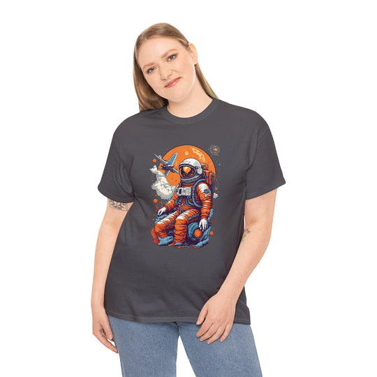 Retro Astronaut Unisex T Shirt - Wave Fusions