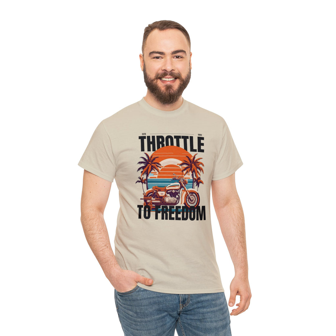 Throttle To Freedom Unisex T Shirt - Wave Fusions