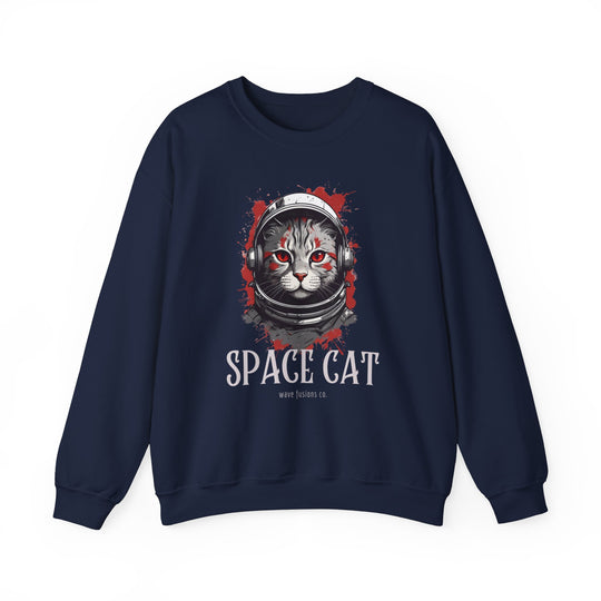 Cosmic Cat Spacewalk Astronaut Sweatshirt