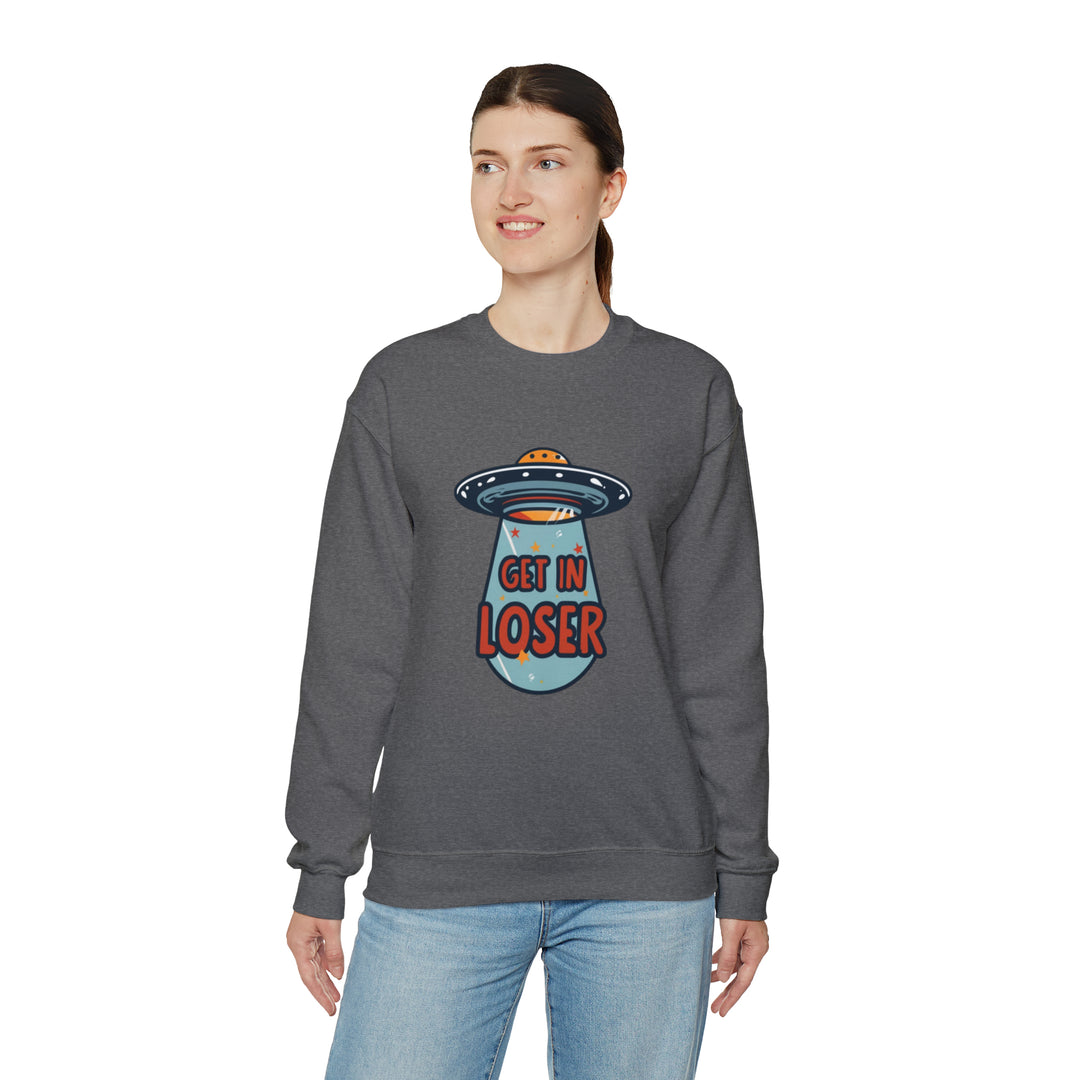 Get In Loser Unisex Heavy Blend™ Crewneck Sweatshirt - Wave Fusions