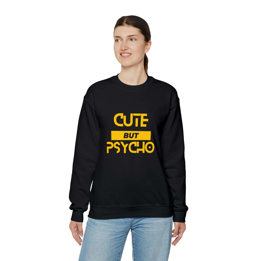 Cute But Psycho Unisex Heavy Blend™ Crewneck Sweatshirt